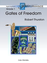 Gates of Freedom Concert Band sheet music cover Thumbnail